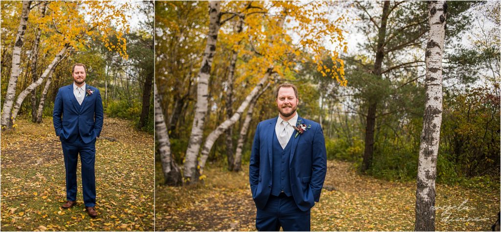enger park duluth wedding groom