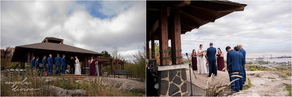 enger park duluth wedding ceremony